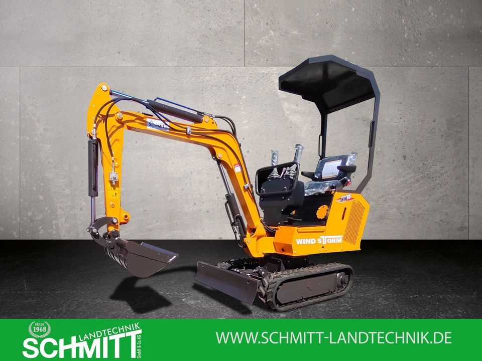 Minibagger Rhinoceros Windstorm Xn 10 Knickarm / Garantie / Verstellfahrwerk in Sommerach