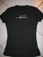 T-Shirt SHEIN schwarz mit Motiv Gr. XS 34 NEUWERTIG Nordrhein-Westfalen - Reichshof Vorschau