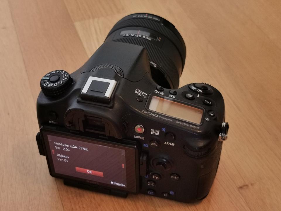 Sony Alpha 77 II (ILCA-77M2) DSLR, 16-50 f2.8, 70-300 f4-5.6 in Geilenkirchen