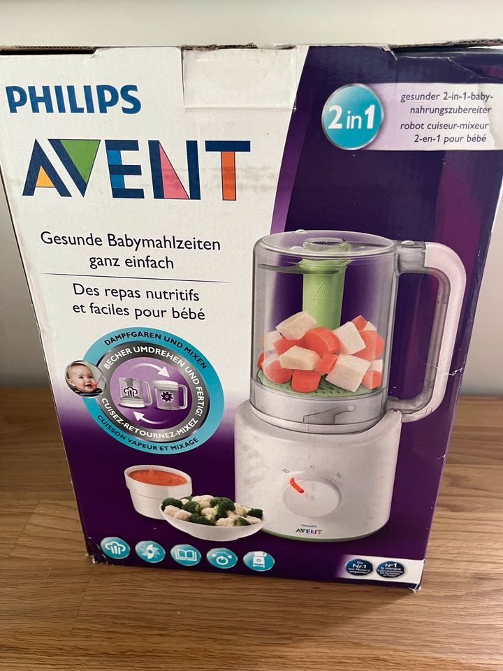 Philips Avent 2 in 1 Nahrungszubereiter SCF870 in Pfinztal