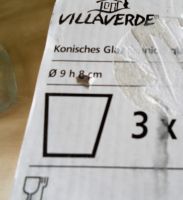 Neu, Originalverpackung, 3 Gläser,konisch,,Trinkglas,Windlicht Rostock - Dierkow Vorschau