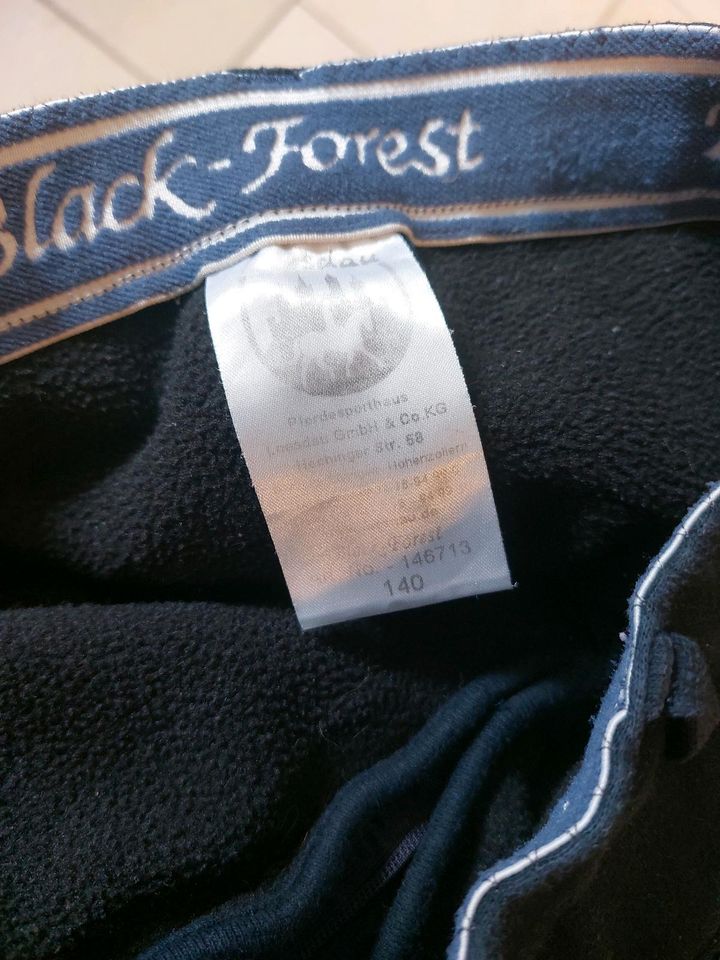 Reithose Black forrest fleece warm dunkelblau 140 in Bell