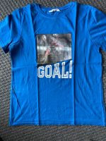 H&M T-Shirt Gr. 170 blau Fußball Goal Tor Bayern - Mühldorf a.Inn Vorschau