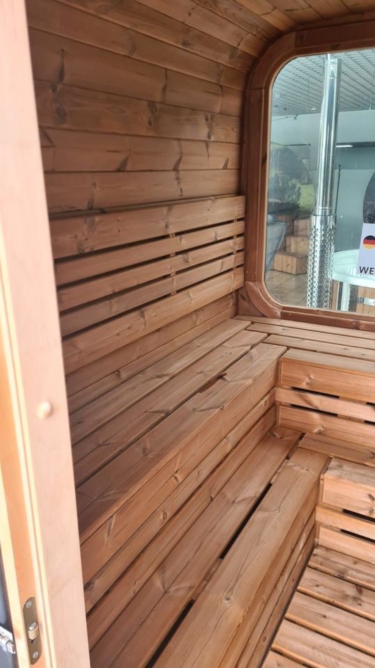 ⭐-1700 EUR Sauna Gartensauna Cubesauna Thermoholz 9 KW Ofen Wlan in Tübingen