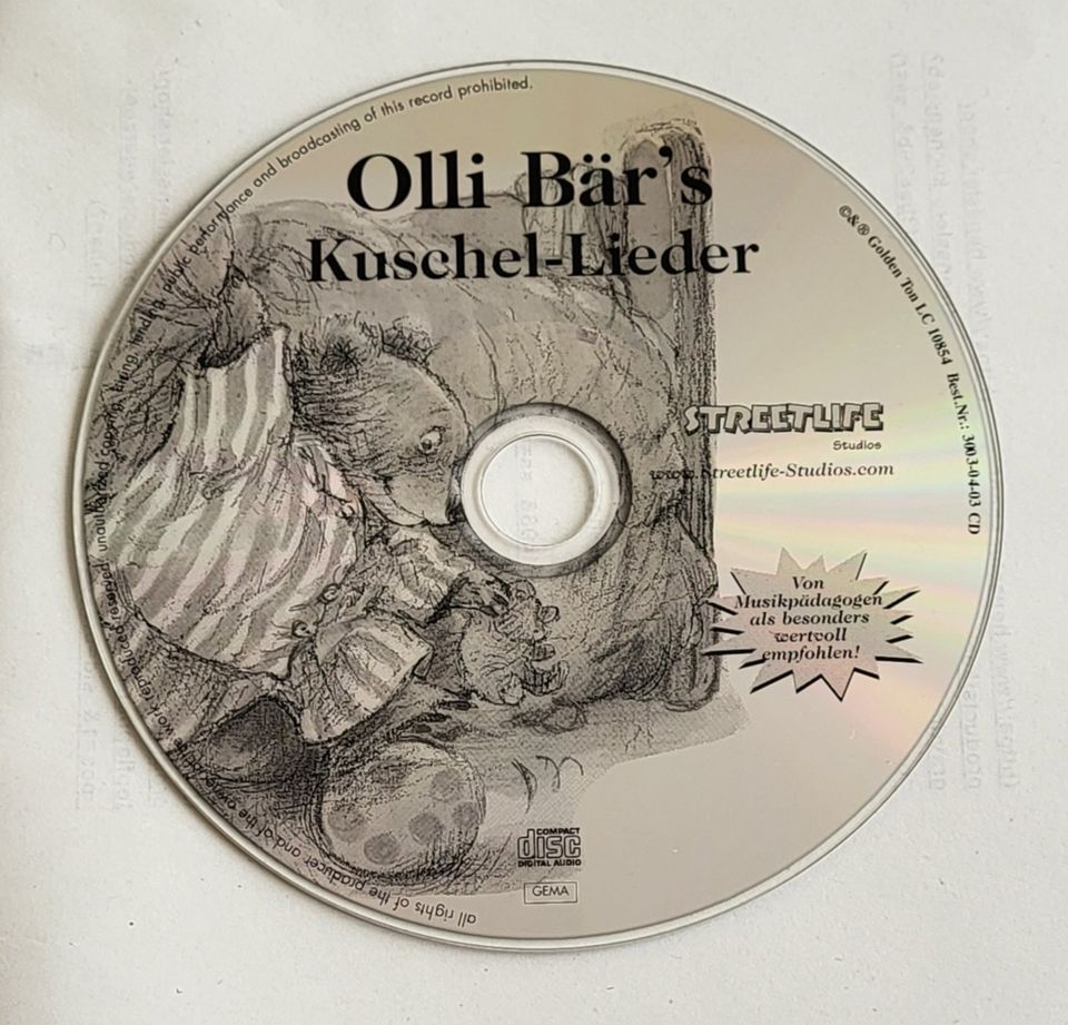 Olli Bär kann nicht schlafen - von Tony Kenyon  / mit CD in Langenargen