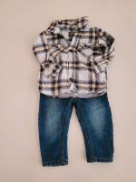 Set Jeans Topomini und Hemd H&M 80/86 Bayern - Greußenheim Vorschau