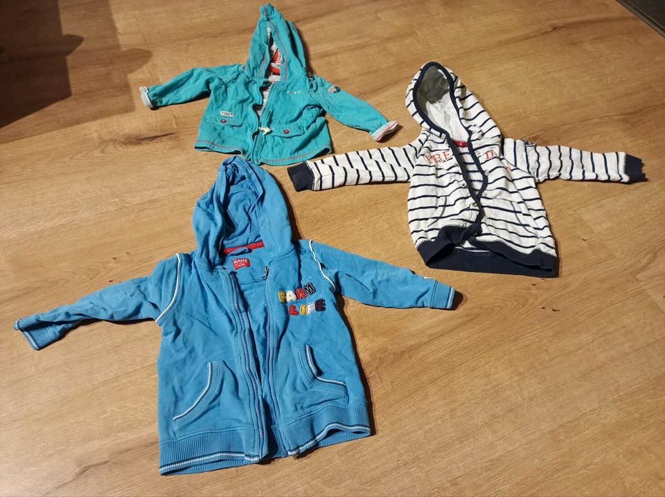 Babykleidung Junge Herbst Winter 74 80 Jacken Bodys Langarmshirts in Haßfurt