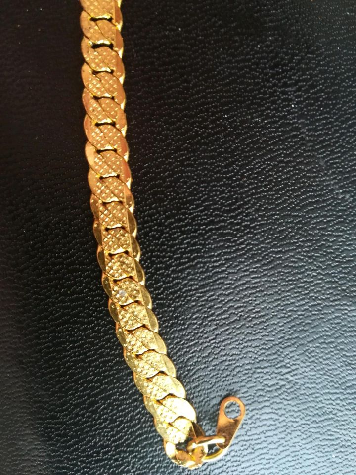 Kette u. Armband, vergoldet in Eisenach