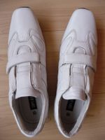 Elegante Herren Schuhe Slipper Sneaker, weiß, Klett, Gr. 46 Niedersachsen - Gronau (Leine) Vorschau
