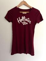 Hollister T-Shirt Bordeauxrot Blume Gr. S California Baumwolle Elberfeld - Elberfeld-West Vorschau