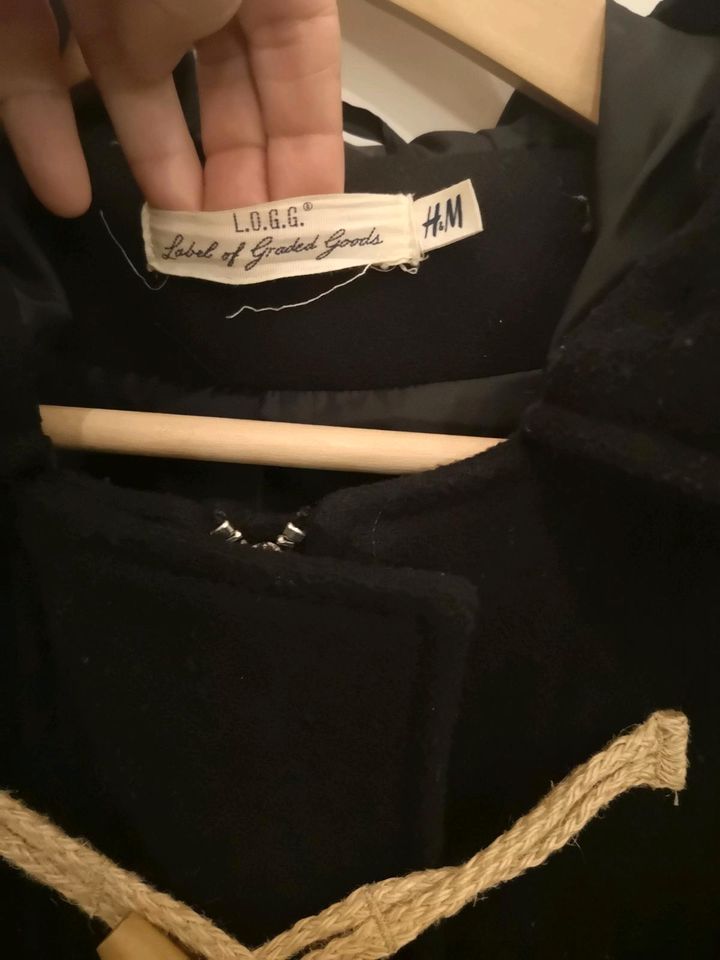 Wintermantel aus Filz, H&M, Dufflecoat, Gr. 36/S in Kirchanschöring