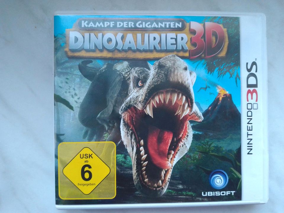 Videospiel Nintendo 3 DS ,,Kampf der Giganten " Dinosaurier in Leipzig