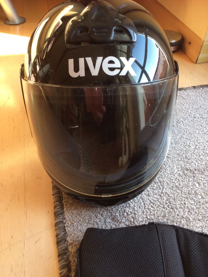 ❌ UVEX ❌ Motorradhelm Gr. S / 55/56 cm und Nierengurt in Gittelde