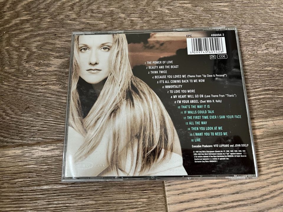 CD Celine Dion All the way a decade of song / greatest hits in Hamburg