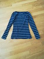 Shirt mit langen Ärmeln Gr. XS Blau weiß gestreift maritim U-Boot München - Hadern Vorschau