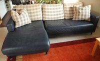Couch Sofa Leder dunkelblau 240 x 160 mit Pflegeset Baden-Württemberg - Ilsfeld Vorschau