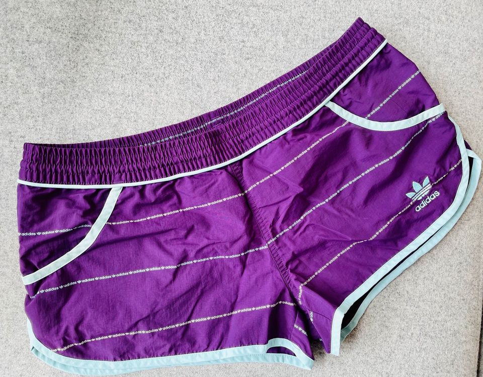 Coole ADIDAS Bade Shorts M Gr.40 lila in Konstanz