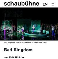 Theater-Karten Falk Richter  "Bad Kingdom" Schaubühne 29.05.2024 Pankow - Prenzlauer Berg Vorschau