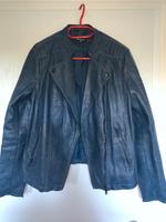 Kunstlederjacke Bikerjacke blau Gr. 42 Niedersachsen - Stelle Vorschau