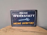 Werkstatt Schrauber Halle Tuning Auto Blechschild Vw Opel BMW JDM Nordrhein-Westfalen - Lippstadt Vorschau