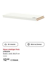 Utrusta Boden weiß 80x37 Ikea Küche Thüringen - Weimar Vorschau