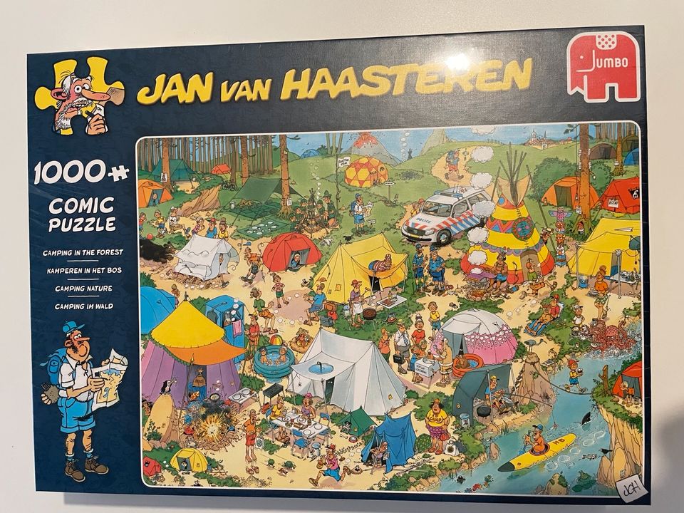 Jan van Haasteren Puzzle 1000 Teile NEU - Camping im Wald in Köln