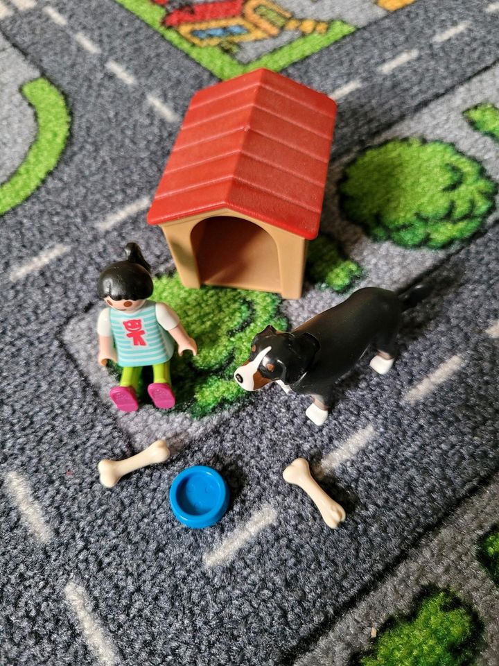 PLAYMOBIL Drachen Verließ Burg Ranger Schornsteinfeger Hund in Neuhaus