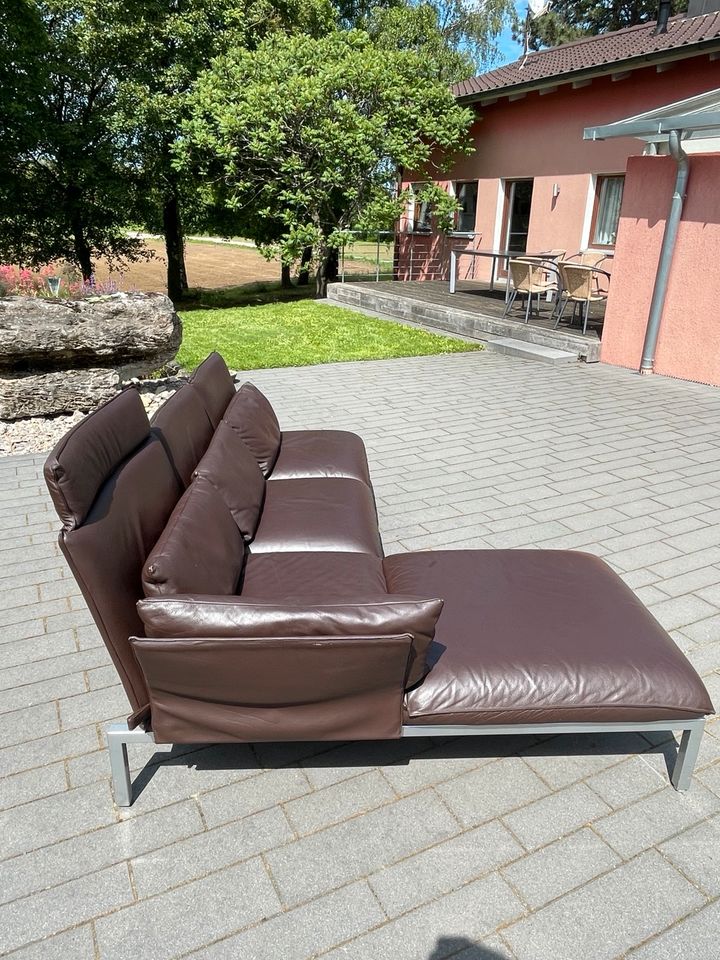 Brühl & Sippold Roro Leder Sofa Braun Ecksofa Funktion Couch in Lahr (Schwarzwald)