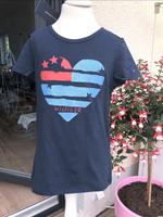 Original Tommy Hilfiger süßes blaues T-Shirt Herz in 128-134 8 Bayern - Glonn Vorschau