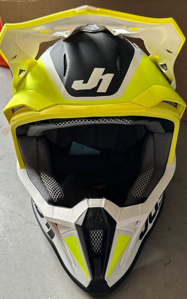 Moto Cross Enduro Helm JUST1 J18 Pulsar Gr. XXL NEU in Neuching