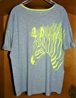 Marc Cain T-Shirt mit Zebra Neon-Print, hellgrau, Gr. 40 _N4, TOP Nordrhein-Westfalen - Hürth Vorschau