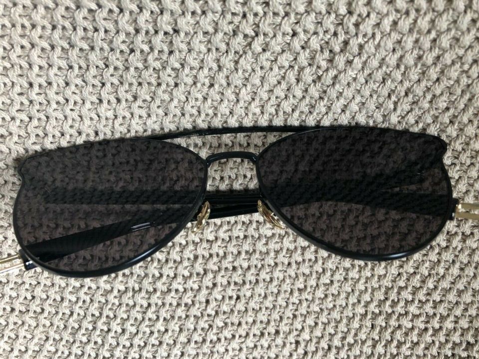 Sonnenbrille Brille Schwarz Cat eye von West Italy in Hamburg