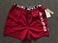 Jack & Jones Badeshorts Gr. M neu rot Badehose Hessen - Herborn Vorschau