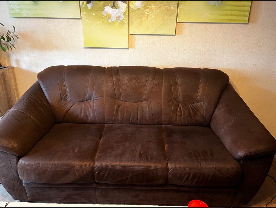 Sofa, Couch, 3-sitzer in Süderholz