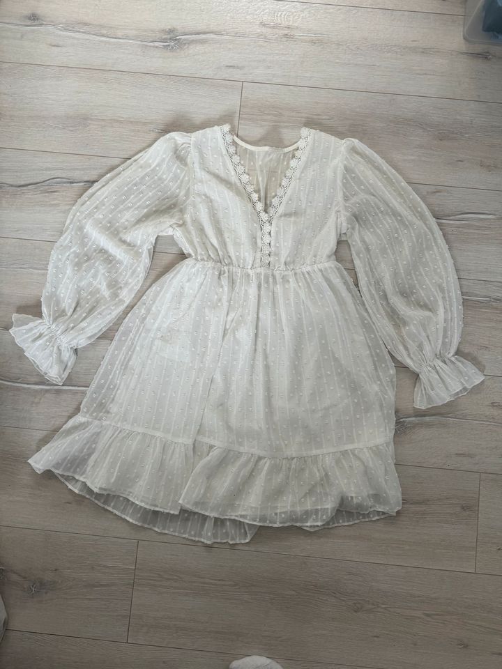 ❤️ Weißes Kleid Gr. 34 ❤️ in Mühlenbeck