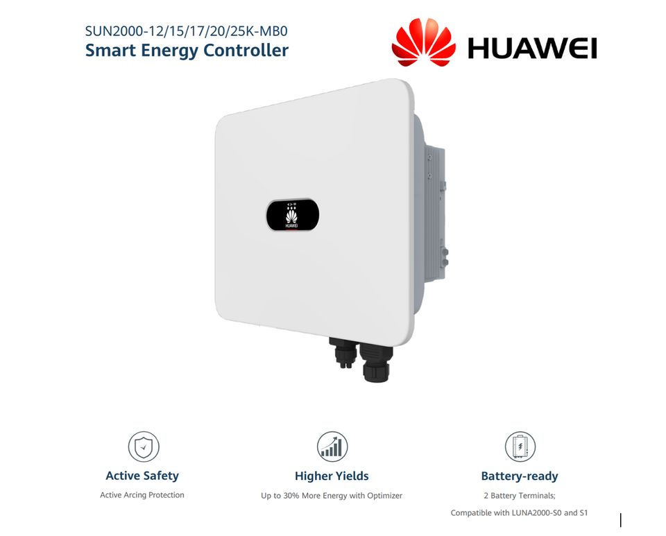 HUAWEI Hybrid-Wechselrichter SUN2000-12K/15K/17K/20K/25K-MB0 in Aalen