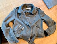ZARA Lederjacke❣️ Gr. S grau ( rosa u braun) Bayern - Sulzheim Vorschau