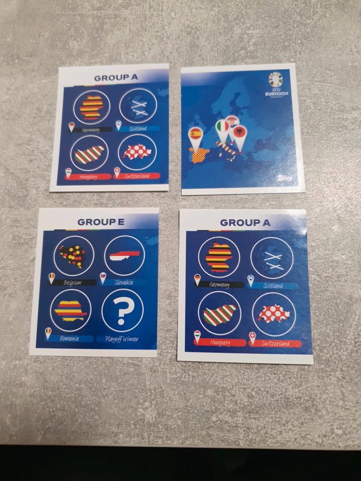 Fußball EM Sticker 2024 in Weitnau