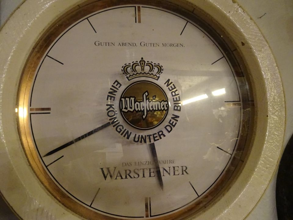 1 Warsteiner Brauerei Wanduhr Rettungsring Schiffsglocken Maritim in Ellerau 