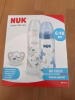 Neues NUK Classic Mix Set (2x Flaschen, 1x Schnuller) 6-18 Monate Hessen - Seligenstadt Vorschau