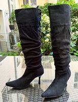 WIE NEU: Stiefel, Wildleder-Imitat schwarz, Damen Gr. 39 Berlin - Steglitz Vorschau