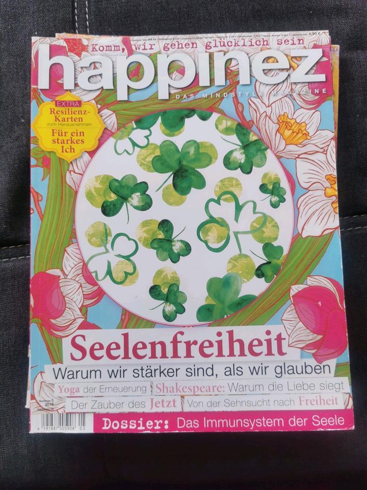 Happinez Zeitschriften kompletter 9. Jahrgang 2018 Nummer 1 - 8 in Rheinböllen