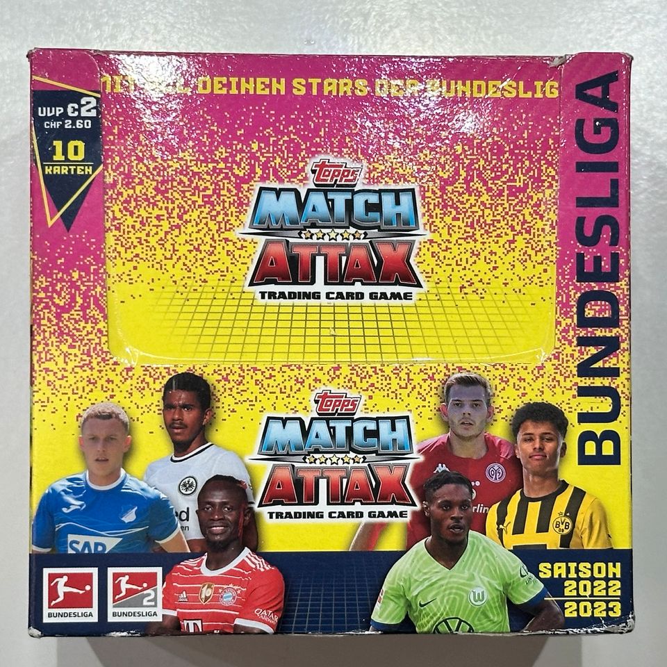 Topps Match Attax Bundesliga 2022/2023 Pro Display Box in Essen