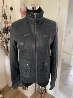 Lederjacke von ZARA TRF, Petrol-Blau, Größe S *Stylisch & TOP* München - Bogenhausen Vorschau