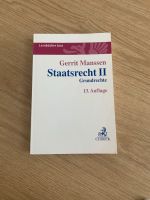 Staatsrecht II Grundrechte, 13.Auflage, Gerrit Manssen, C.H.BECK Münster (Westfalen) - Gremmendorf Vorschau