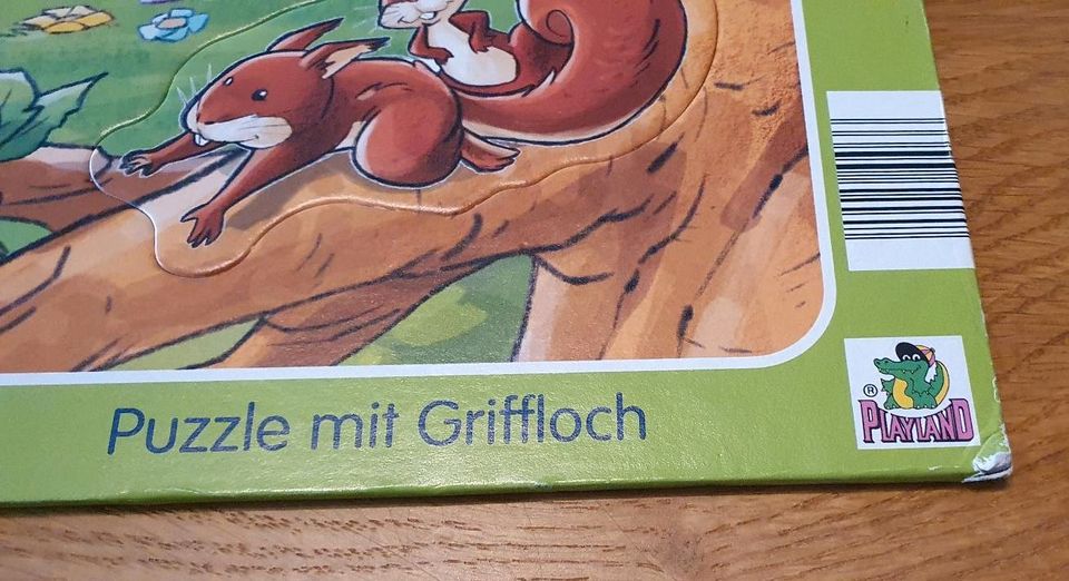 2 Puzzle mit Griffloch / Rahmenpuzzle/ 10 teilig/ zusammen für 3€ in Berlin