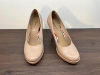 Damen-Pumps Gr. 37 Tamaris Nude Beige Leder Leather Cuir Nürnberg (Mittelfr) - Mitte Vorschau