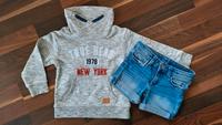 Sweatshirt Pullover Jeans Short in Größe 92/98 von H&M Hessen - Gudensberg Vorschau