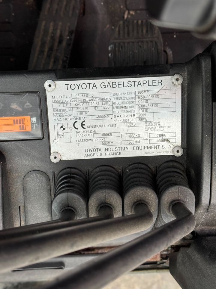 Gabelstapler Toyota 02-8FDF15 / Stapler / 1,5 tonnen / Diesel in Ahaus