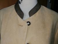 Neue Distler Lederjacke beige Lederimitat Bayern - Arnstorf Vorschau